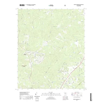 2020 Map of Ropers Crossroads, 2020 Print