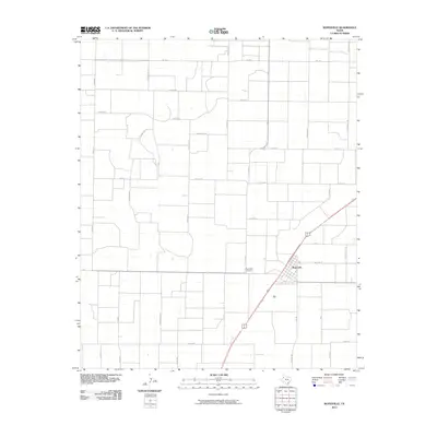 2010 Map of Ropesville, 2010 Print