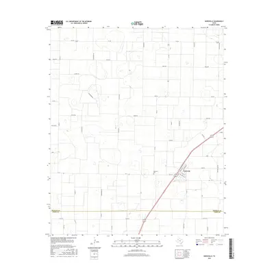 2016 Map of Ropesville, 2016 Print