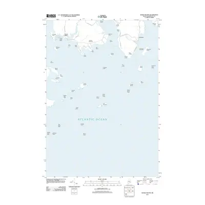 2011 Map of Roque Bluffs, 2011 Print