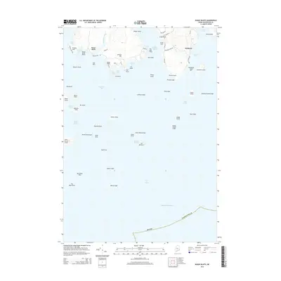 2014 Map of Roque Bluffs, 2014 Print