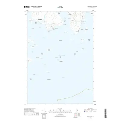 2018 Map of Roque Bluffs, 2018 Print