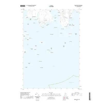 2021 Map of Roque Bluffs, 2021 Print