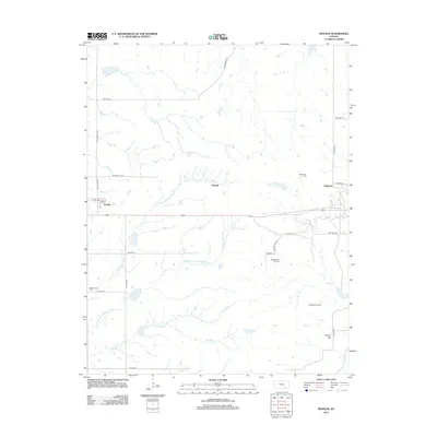 2012 Map of Rosalia, 2012 Print
