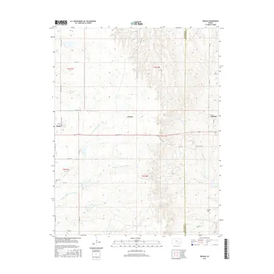 2015 Map of Rosalia, 2015 Print