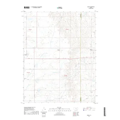 2018 Map of Rosalia, 2018 Print