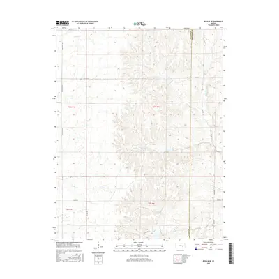 2015 Map of Rosalia NE, 2015 Print