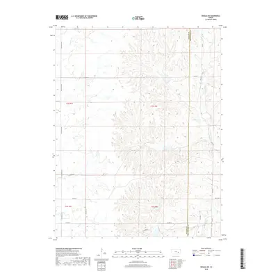 2018 Map of Rosalia NE, 2018 Print