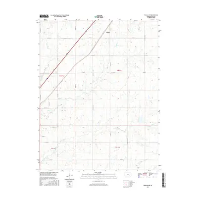 2015 Map of Rosalia NW, 2015 Print