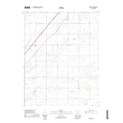 2018 Map of Rosalia NW, 2018 Print