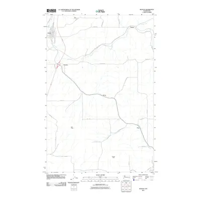2011 Map of Rosalia, 2011 Print