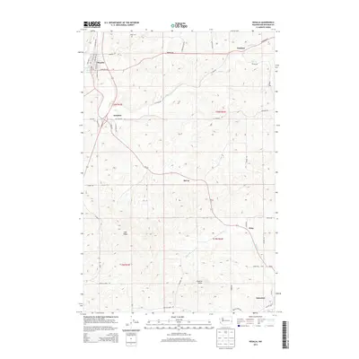 2014 Map of Rosalia, 2014 Print