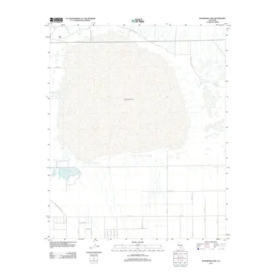 2012 Map of Rosamond Lake, 2012 Print