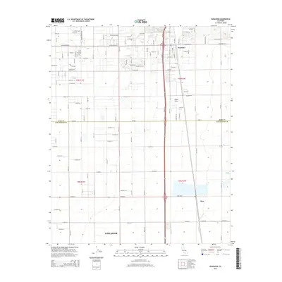 2015 Map of Rosamond, 2015 Print