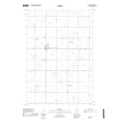 2017 Map of Roscoe, 2017 Print
