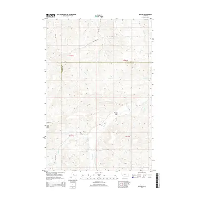 2014 Map of Roscoe NE, 2014 Print