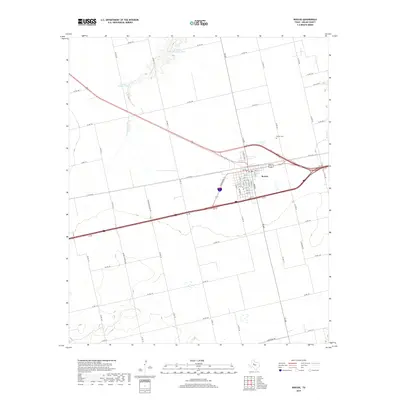 2019 Map of Roscoe, 2019 Print