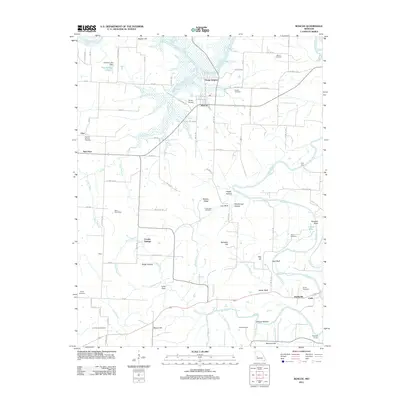 2011 Map of Roscoe, 2011 Print