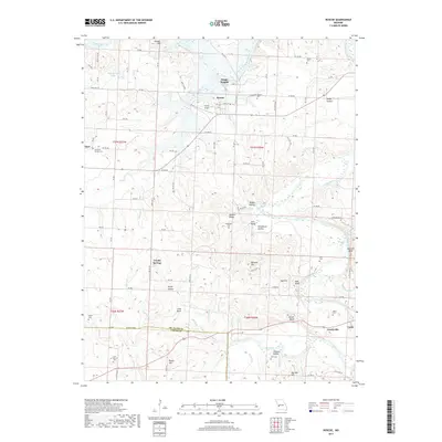 2017 Map of Roscoe, 2017 Print