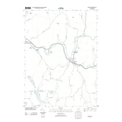 2013 Map of Roscoe, 2013 Print