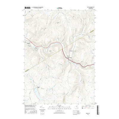 2016 Map of Roscoe, 2016 Print
