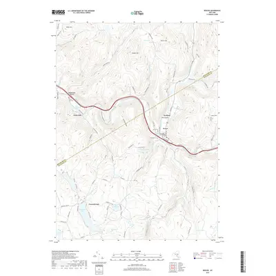 2019 Map of Roscoe, 2019 Print