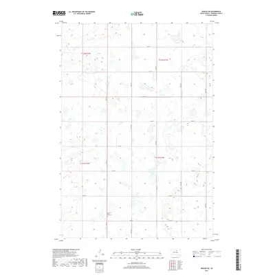 2017 Map of Roscoe SW, 2017 Print