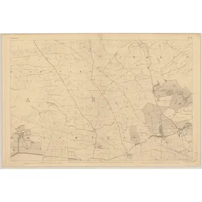 1837 Map of Roscommon - Sheet 16, 1838 Print
