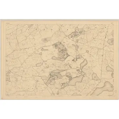 1837 Map of Roscommon - Sheet 17, 1838 Print