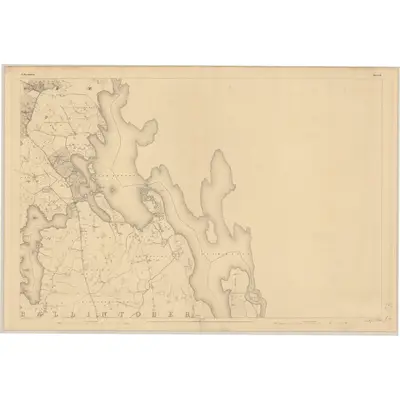 1837 Map of Roscommon - Sheet 18, 1838 Print