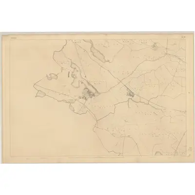 1837 Map of Roscommon - Sheet 19, 1838 Print