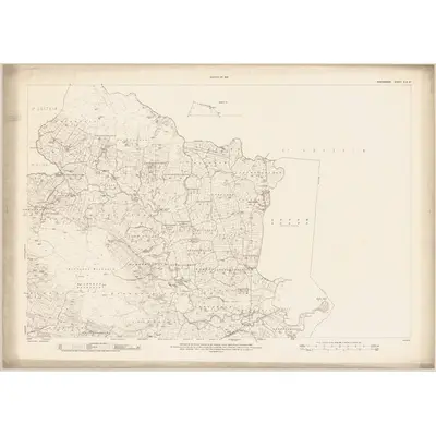 1912 Map of Roscommon - Sheet 2 & 2A, 1914 Print