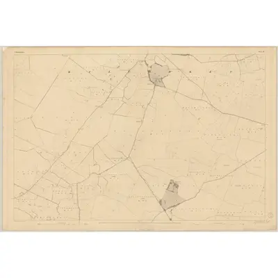 1837 Map of Roscommon - Sheet 21, 1838 Print