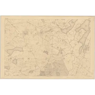 1837 Map of Roscommon - Sheet 23, 1838 Print