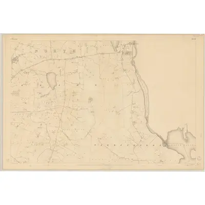 1837 Map of Roscommon - Sheet 24, 1838 Print