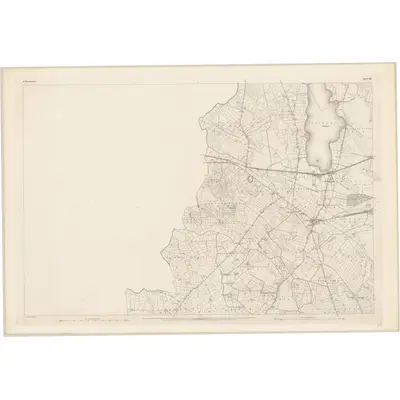 1890 Map of Roscommon - Sheet 25, 1895 Print
