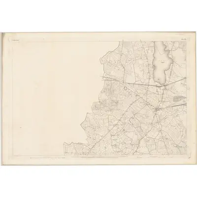 1890 Map of Roscommon - Sheet 25, 1895 Print