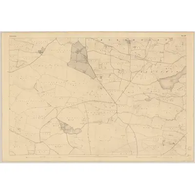 1837 Map of Roscommon - Sheet 28, 1838 Print