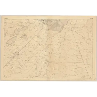 1837 Map of Roscommon - Sheet 29, 1838 Print