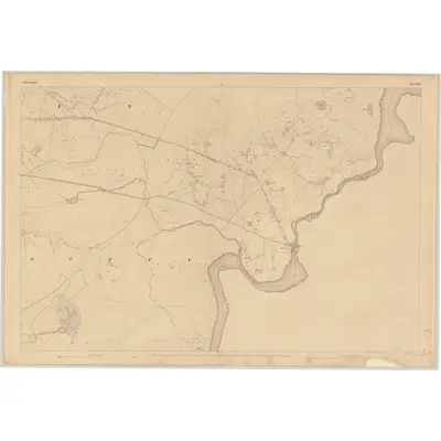 1837 Map of Roscommon - Sheet 30, 1838 Print