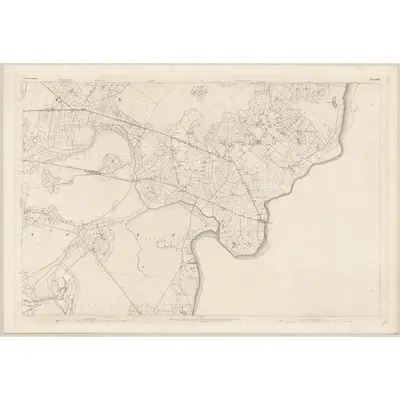 1890 Map of Roscommon - Sheet 30, 1893 Print