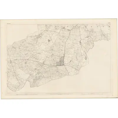 1890 Map of Roscommon - Sheet 32, 1895 Print