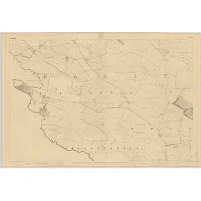 1837 Map of Roscommon - Sheet 34, 1838 Print