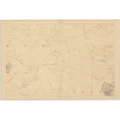 1837 Map of Roscommon - Sheet 35, 1838 Print
