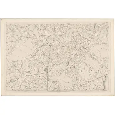 1890 Map of Roscommon - Sheet 36, 1893 Print