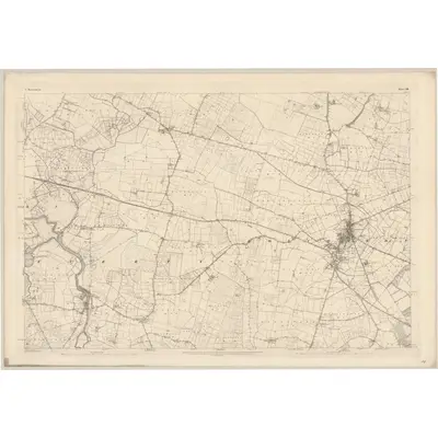 1891 Map of Roscommon - Sheet 39, 1893 Print