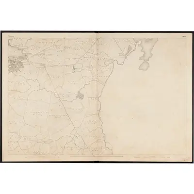 1838 Map of Roscommon - Sheet 4, 1859 Print