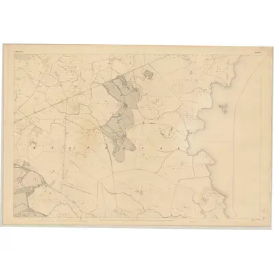 1837 Map of Roscommon - Sheet 40 [with extension], 1838 Print