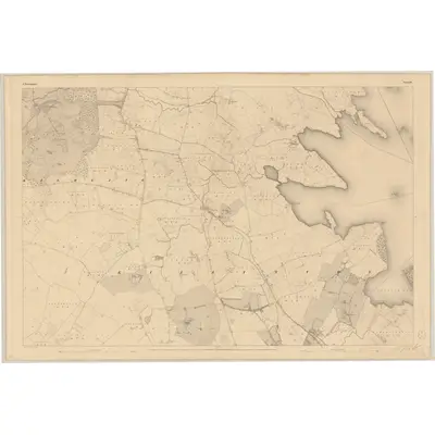 1837 Map of Roscommon - Sheet 42, 1838 Print