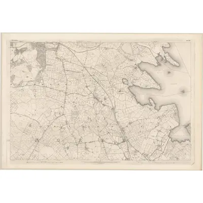 1892 Map of Roscommon - Sheet 42, 1893 Print